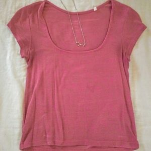 Dusty pink crop top